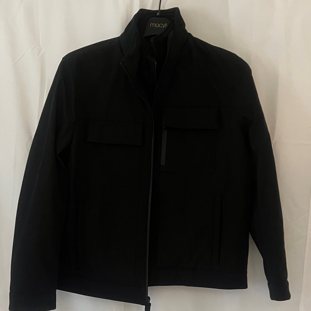 Michael Kors Men's Black Military Jacket